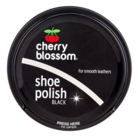Cherry Blossom Black Shoe Polish 50ml