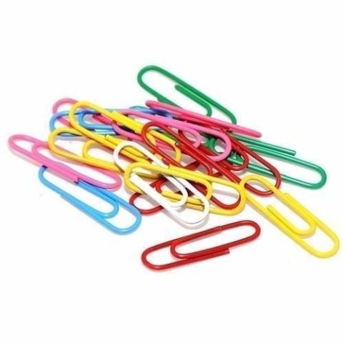 Gem Colored Paper Clips 100 pins / Pack