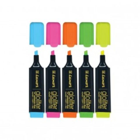 Luxor Gloliter Pen Set- Pack of 5