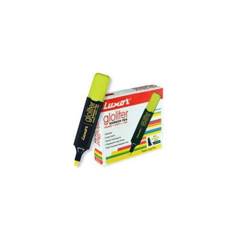 Luxor Highlighter Yellow - Pack Of 5