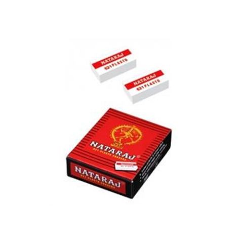 Nataraj 621 Plasto Eraser, 20 Pc/Pack