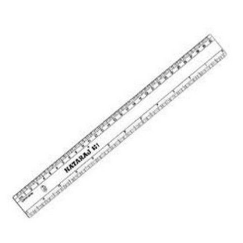 Natraj Exam Plastic Scale, 12 inch pack of 10 pcs