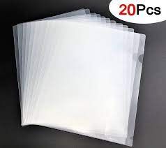 L Folder A4 Transparent 30001 - Pk Of 20